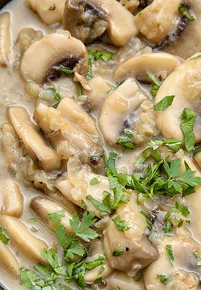 + ADD ONS Fricassee de ciuperci