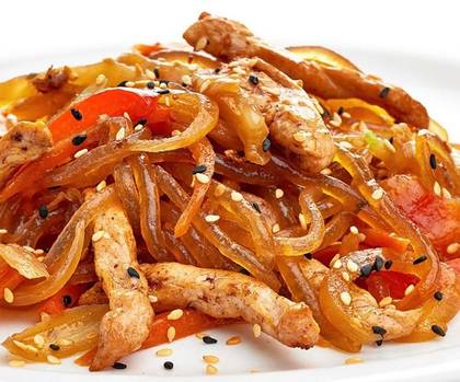 Харусаме з овочами