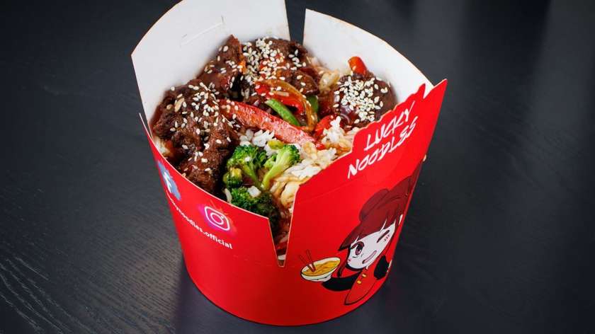 Beef with Rice and Vegetables