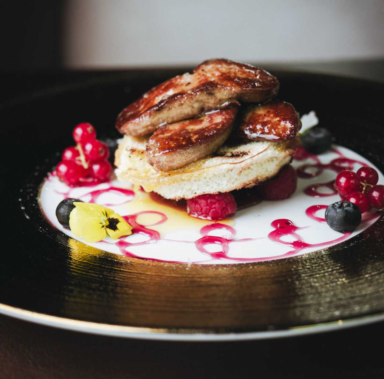 Foie Gras with Raspberry Jam