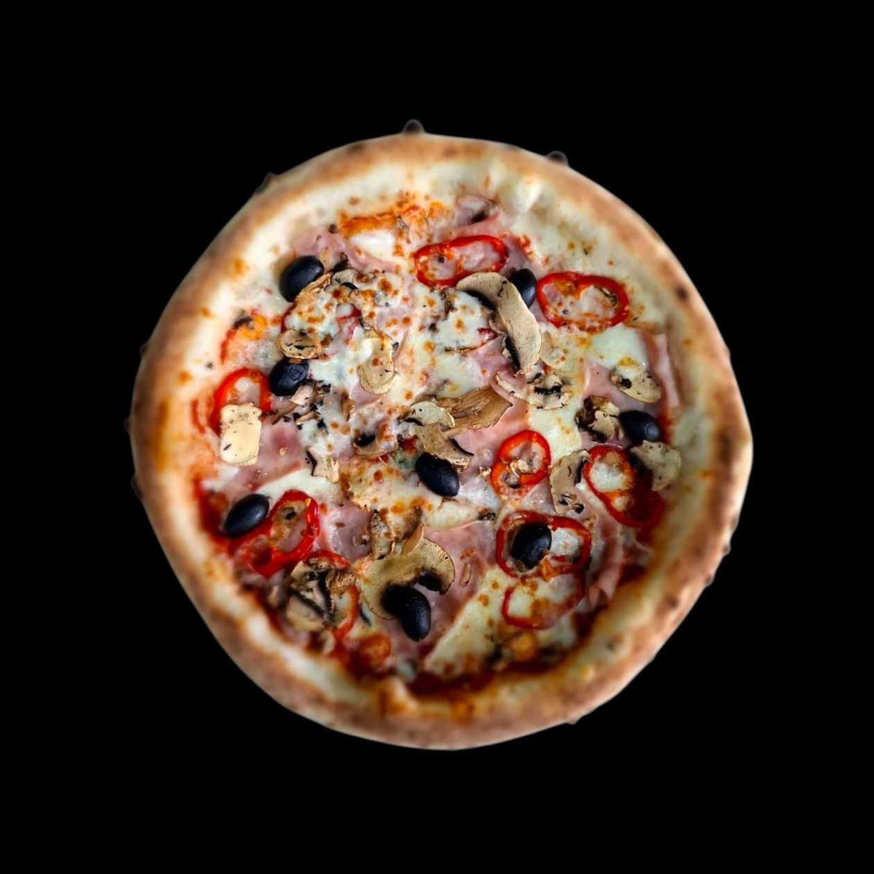 Capricciosa Pizza (≈450 g)