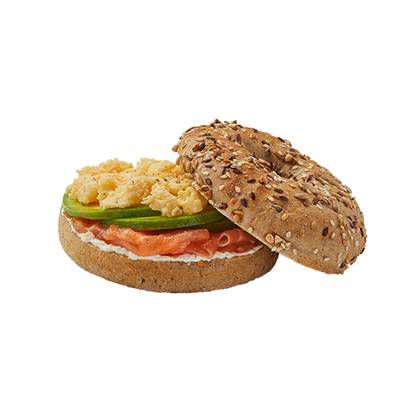 Bagel Salmón y Aguacate