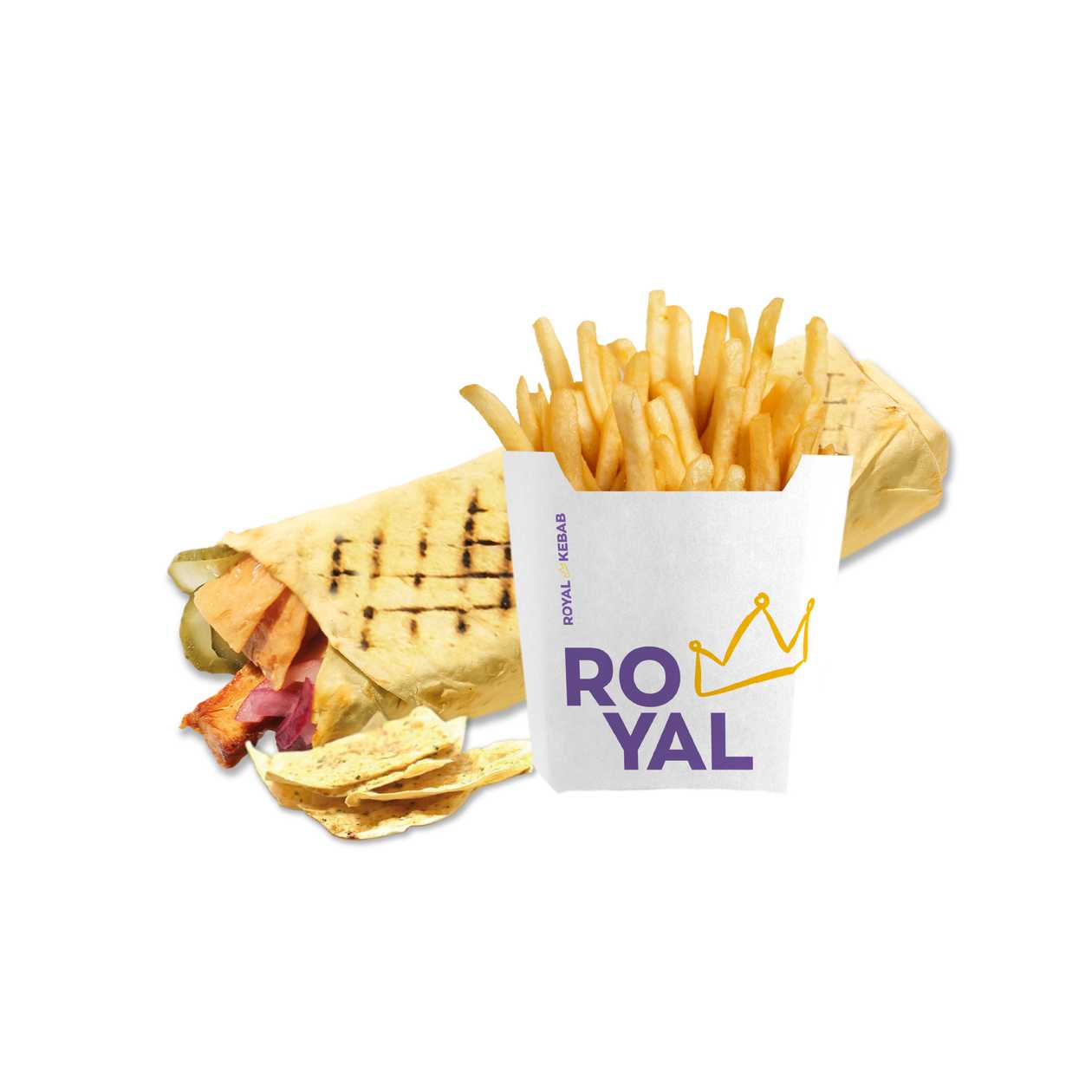 Royal Roll + Фрі (маленька)