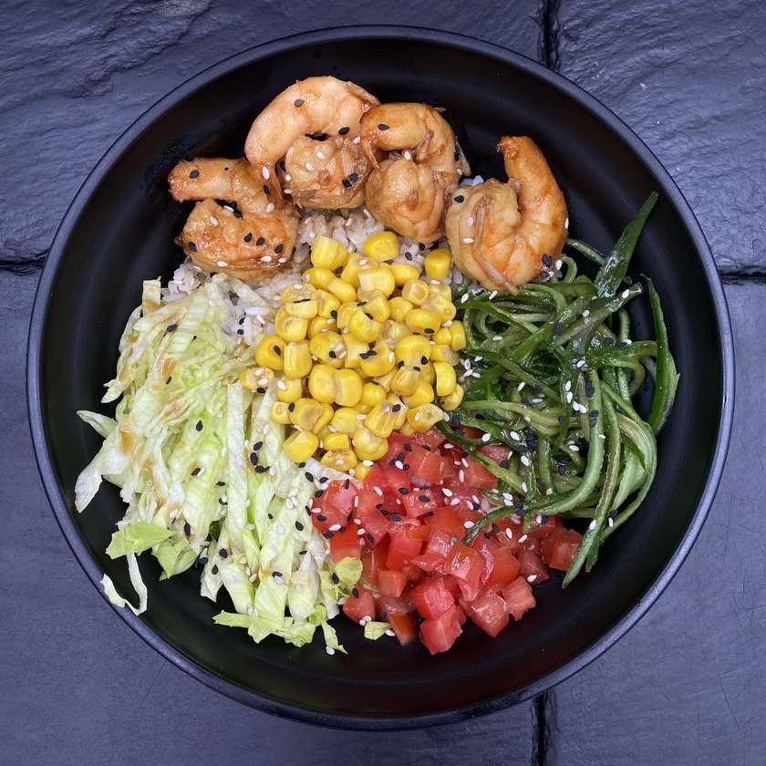Shrimp and Vegetable Bowl
