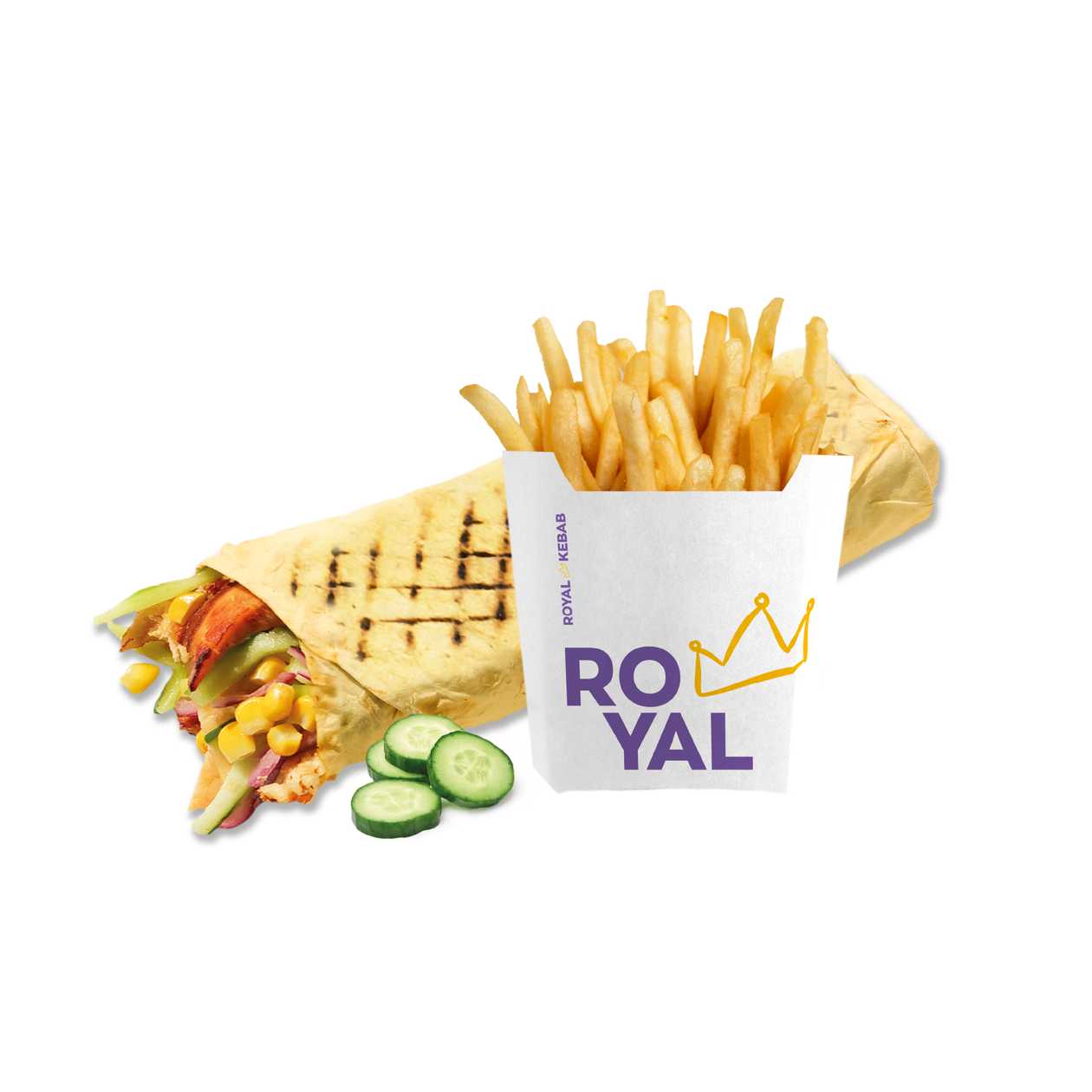 Corn Roll + Фрі (маленька)