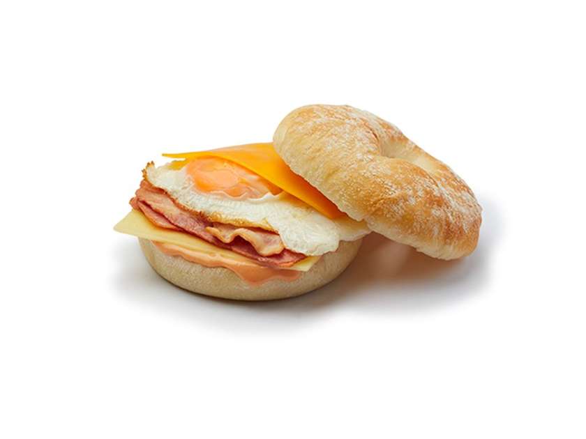 Bagel Ovo e Bacon