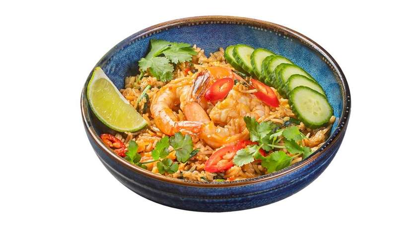 Dubenėlis su krevetėmis