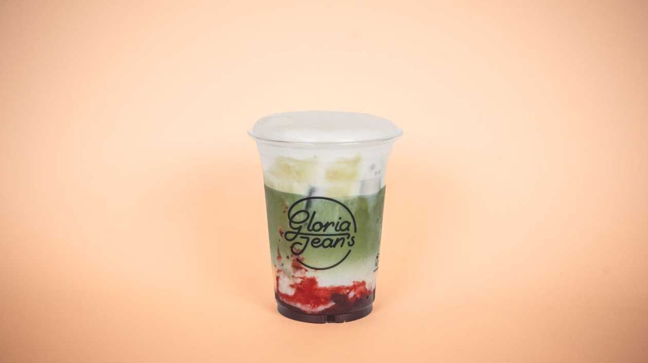 Iced Strawberry Matcha