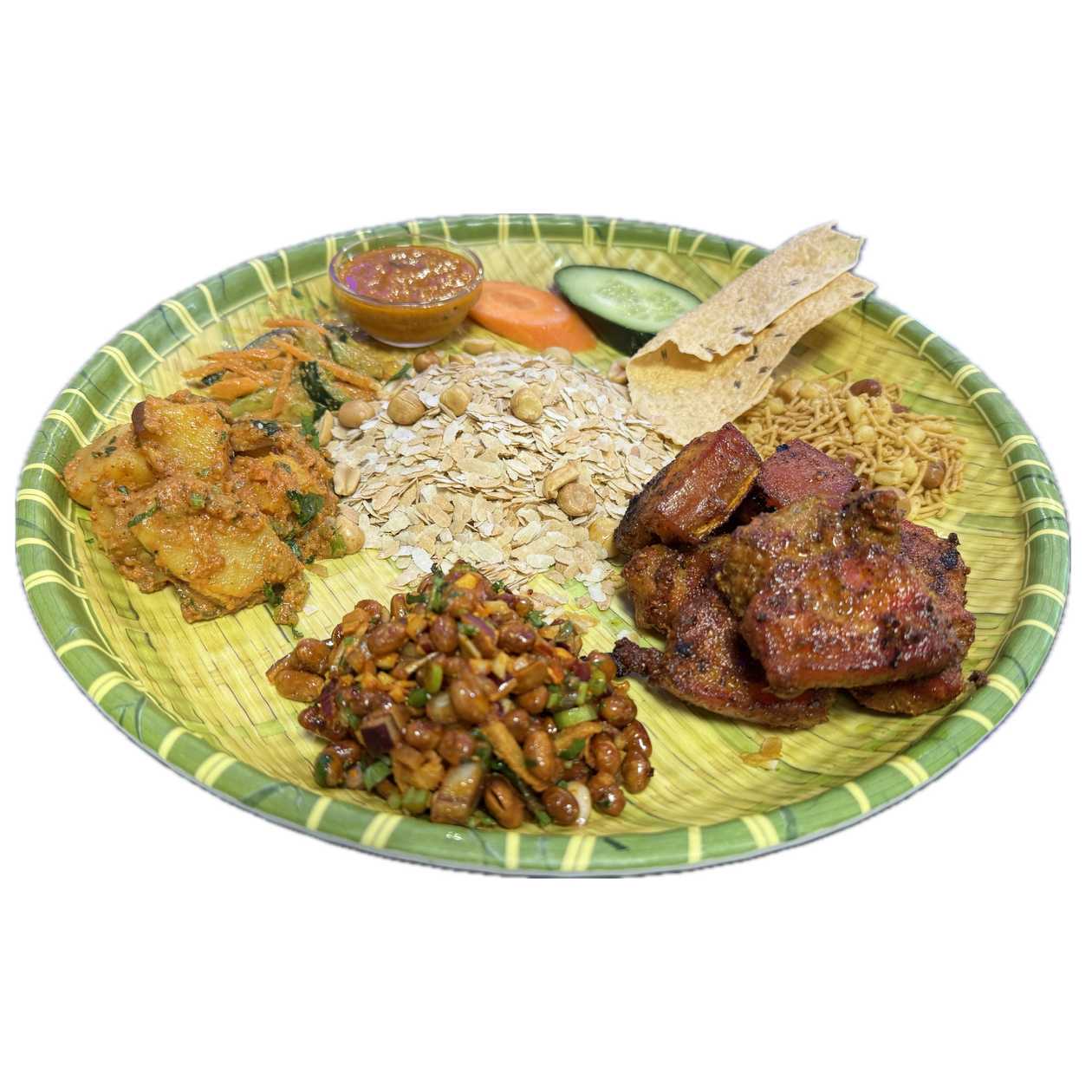 Pork Sekuwa Khaja Set