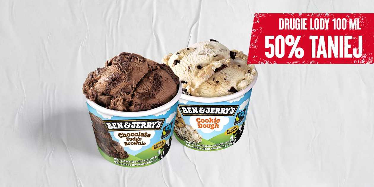 2X LODY BEN&JERRY’S 100 ML - DRUGIE -50%