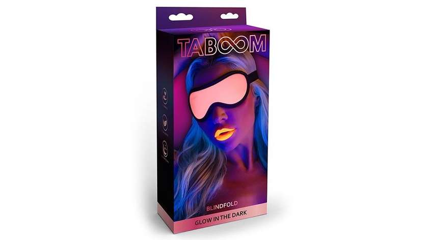 TABOOM Glow in the Dark Blindfold Pink