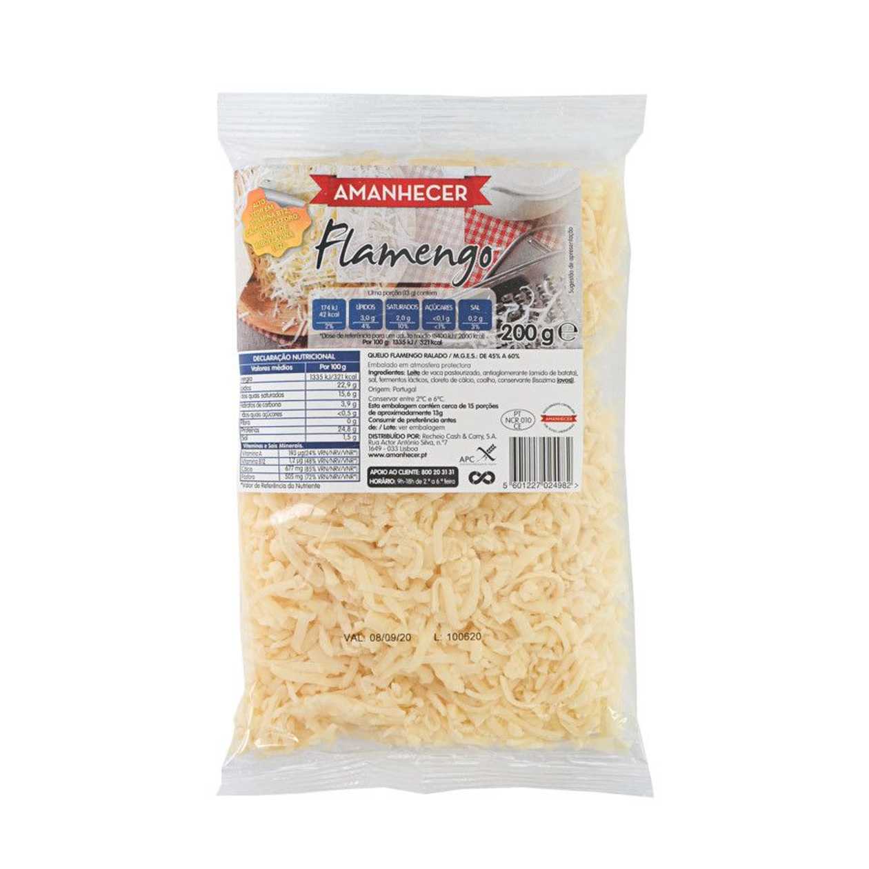 Queijo Flamengo Ralado Amanhecer 200 gr