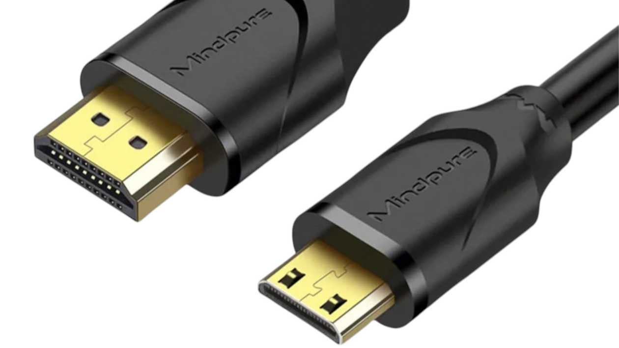 Mini HDMI to HDMI Cable 2Meter.