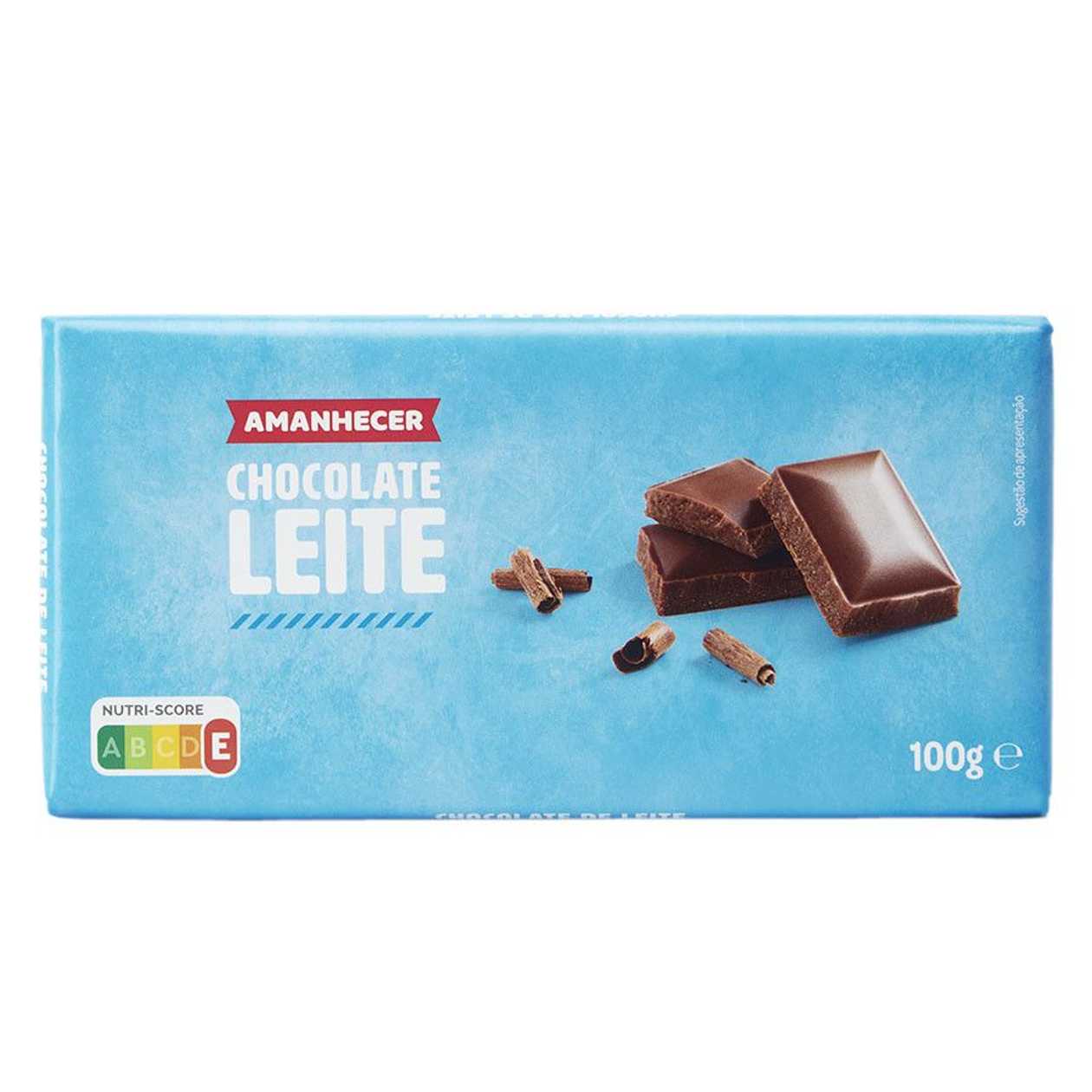 Tablete De Chocolate Leite Amanhecer 100 gr