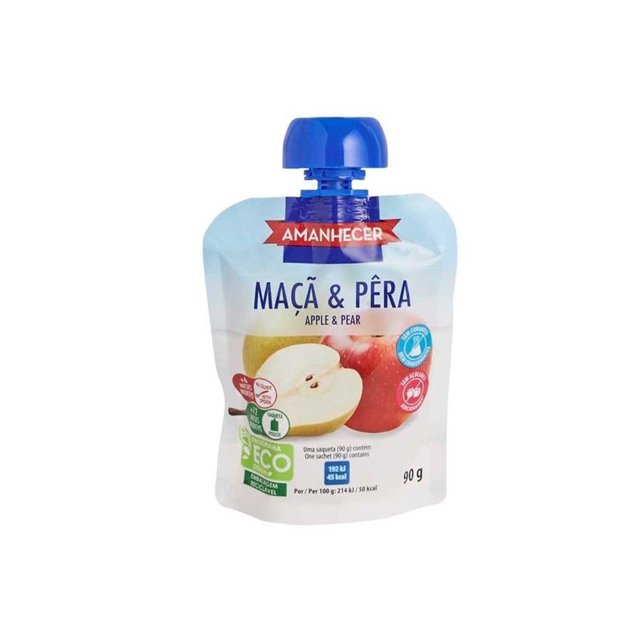 Bolsa De Fruta Pêra Maçã Amanhecer 90 gr