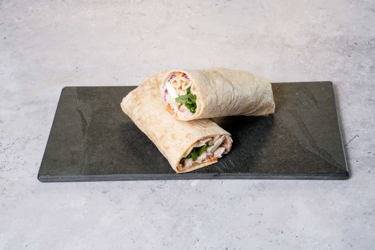 Chicken Halloumi Brown Wrap