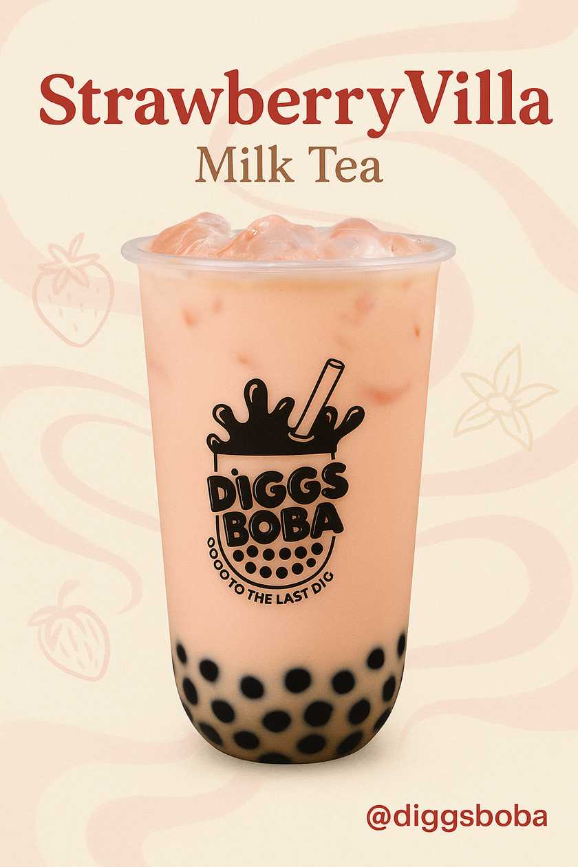 StrawberryVilla Milk Tea