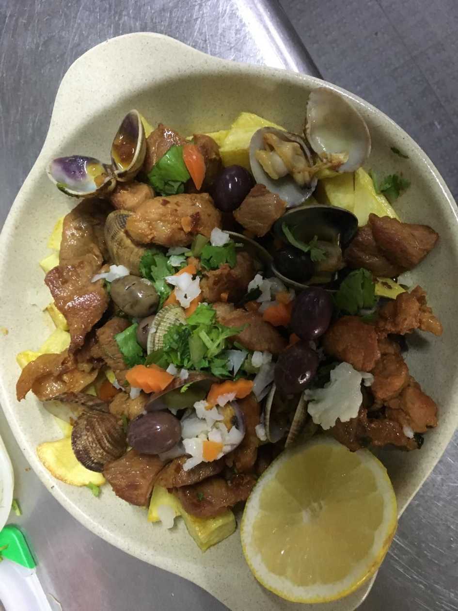 Alentejo style pork with fries