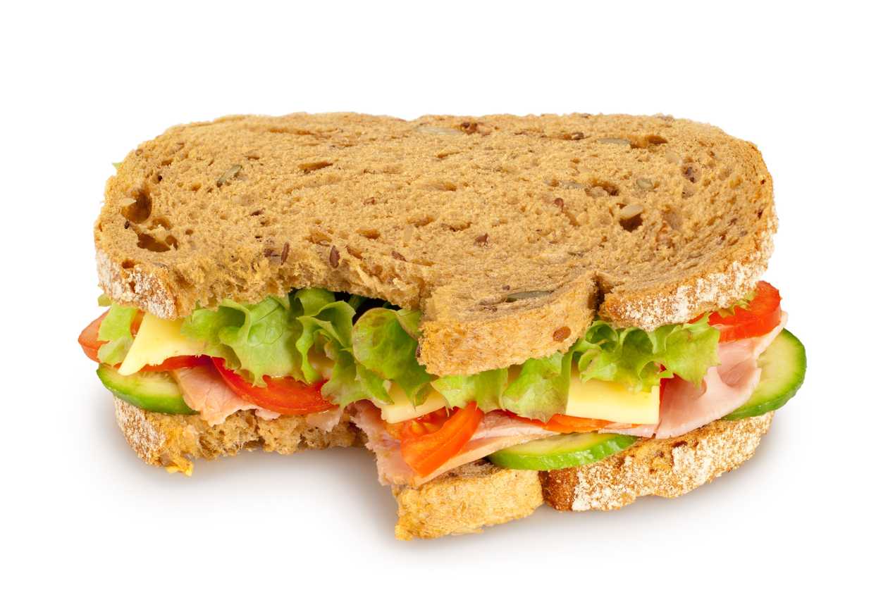 Whole Grain Toast With Turkey & Cheese