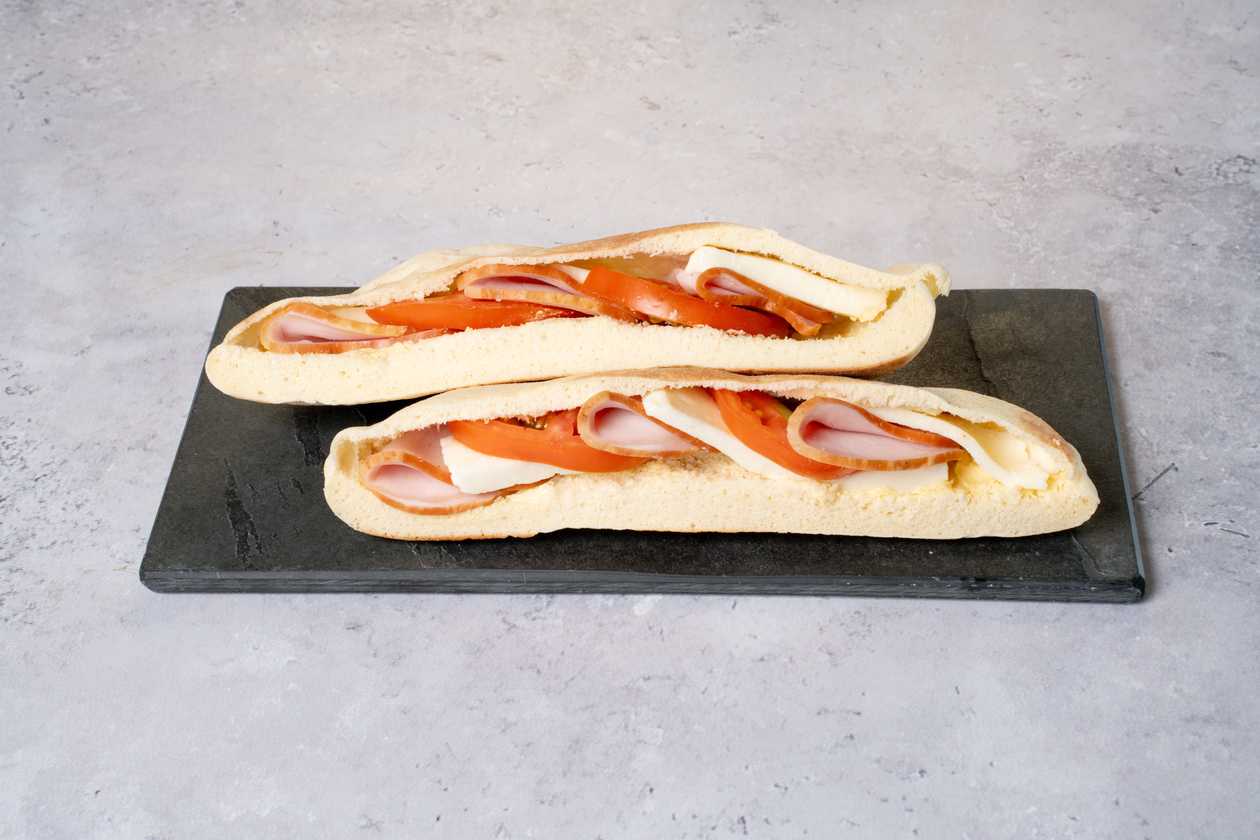 Lountza Halloumi Tomato in Cypriot Pitta