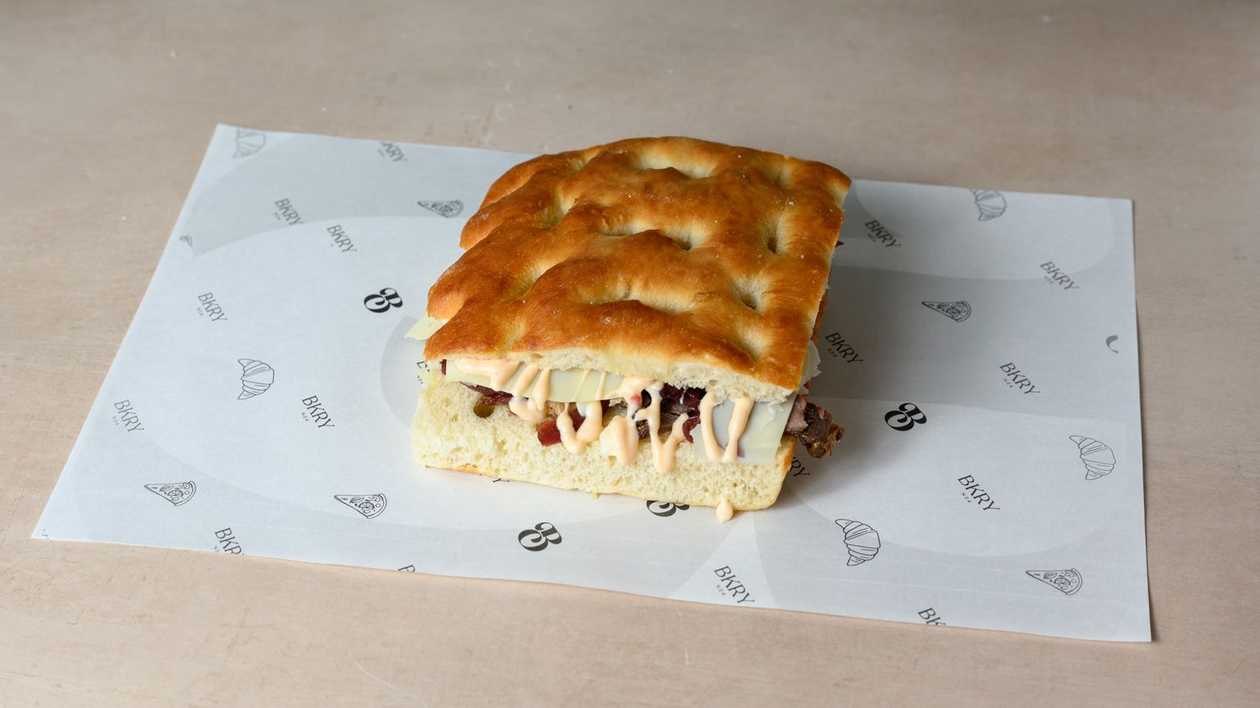 Beef thick Focaccia