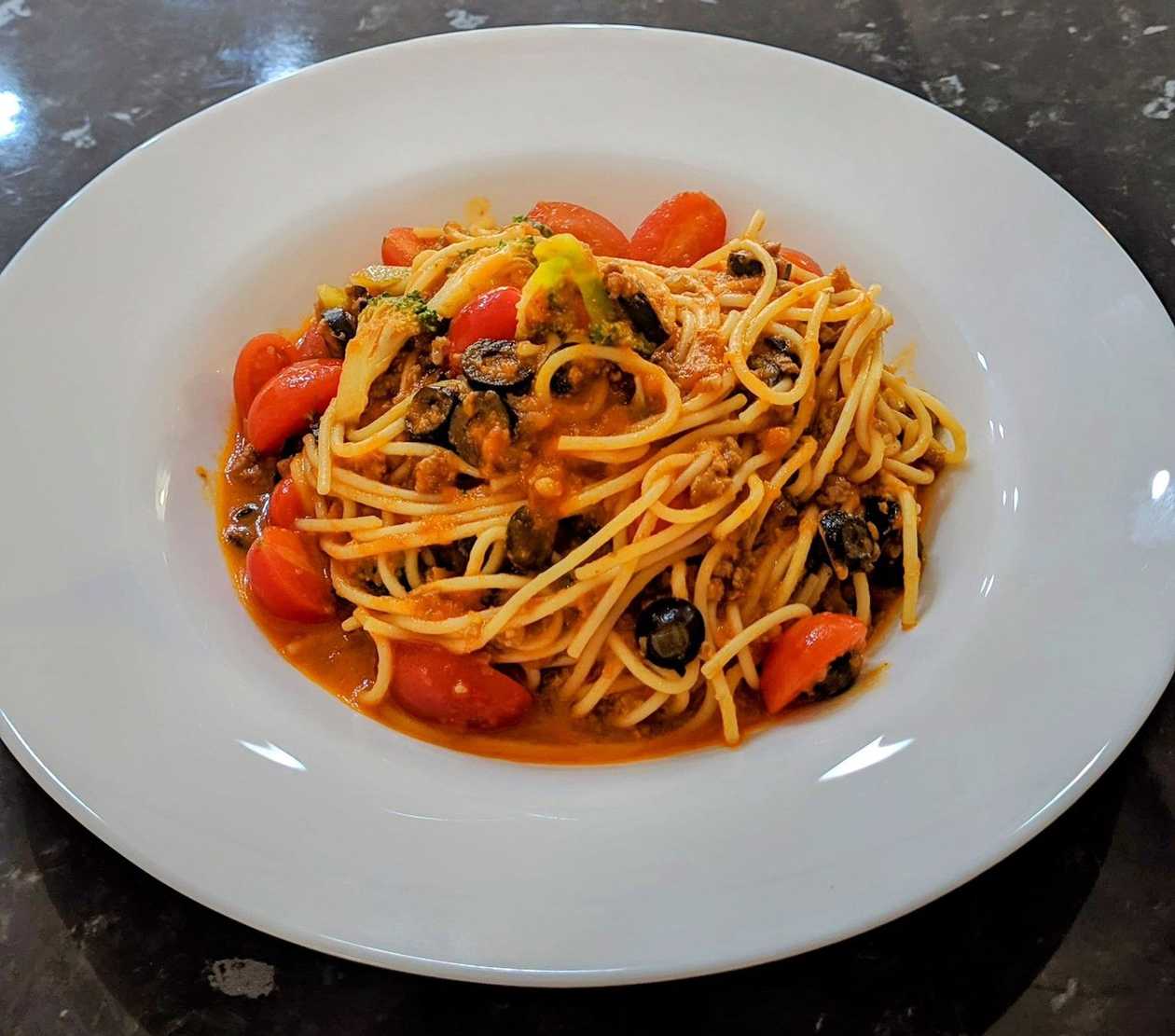 Choice of pasta without drink