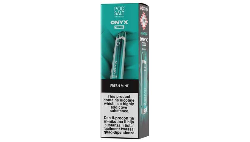 Onyx 1000 - Fresh Mint - 1,000 Puffs - 2% Nicotine