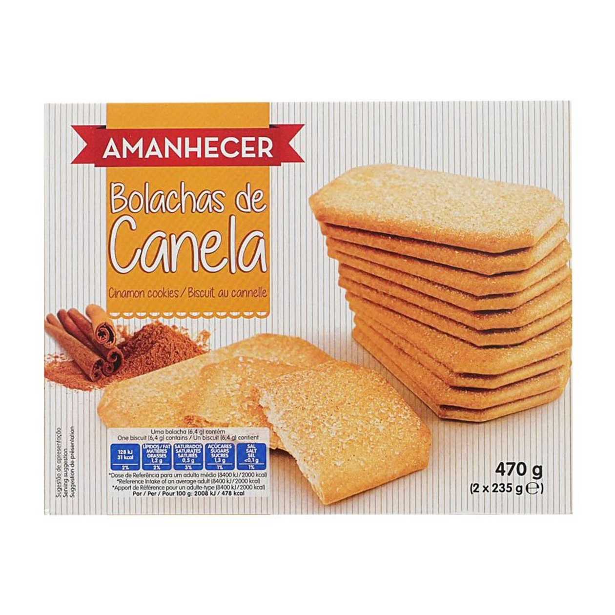 Bolachas Canela Amanhecer 470 gr