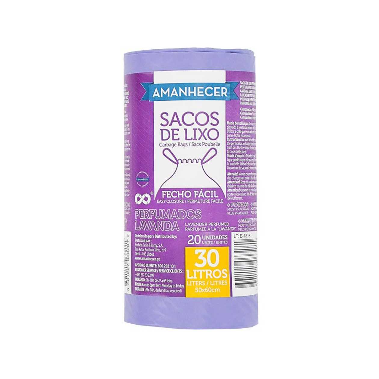 Saco Lixo Perfumado Amanhecer 20 x 30 lt