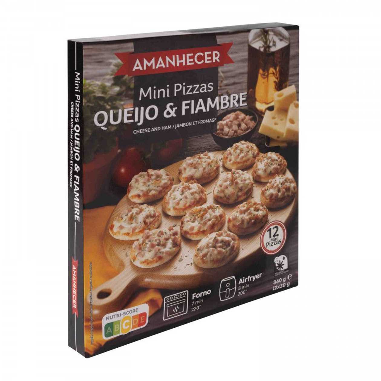 Pizza Mini Queijo E Fiambre Amanhecer 12 un