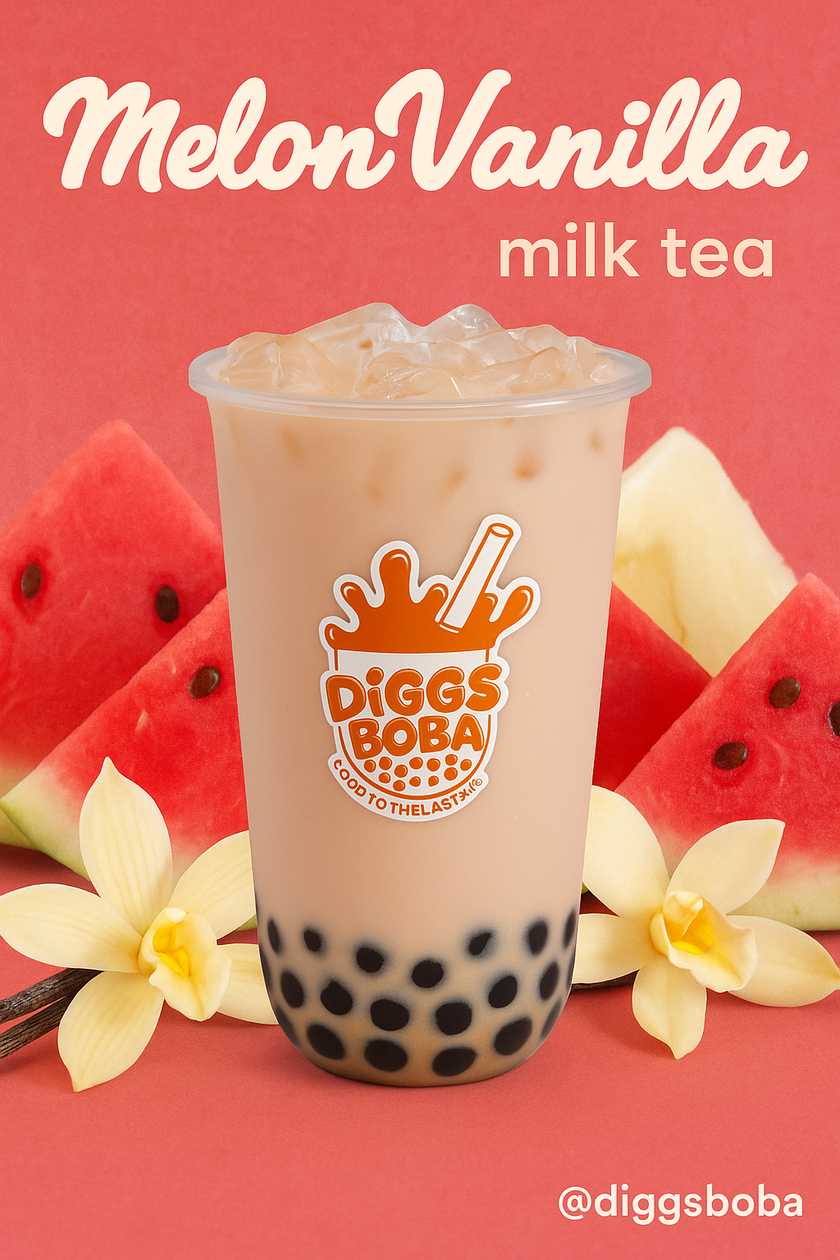 VanillaMelon Milk Tea