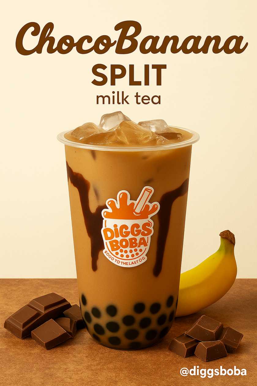 ChocoBanana Split Milk Tea