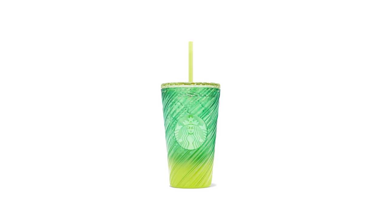 Cold Cup Swirl G/Y Ombre, 16oz