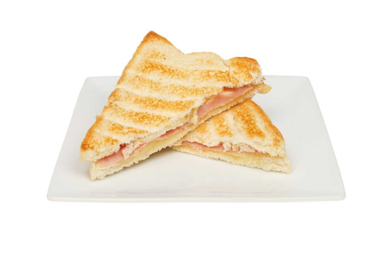 Toast With Ham & Cheese
