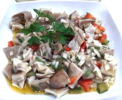 Ear Salad with Cornbread Toasts