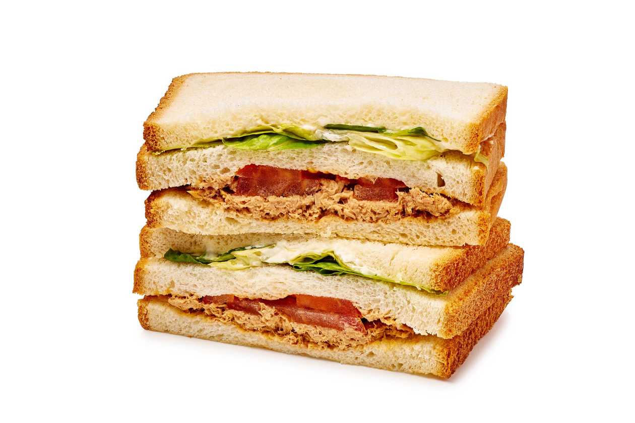 Tuna Mayonnaise Slice Sandwich