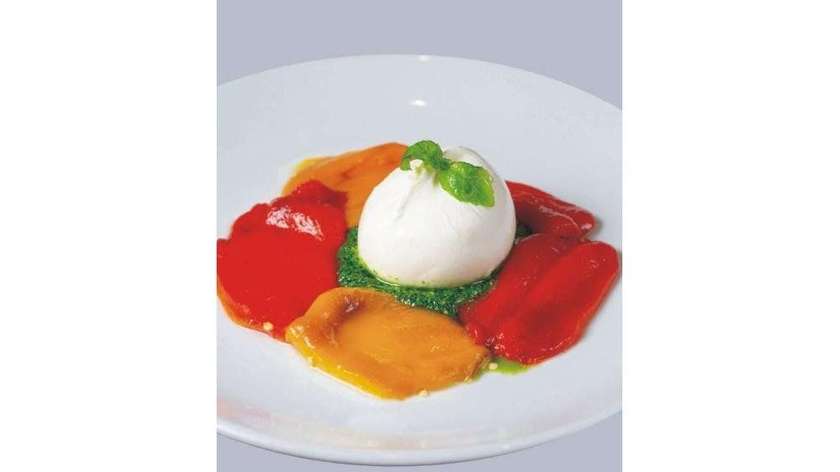 Pepperonata with a Burrata
