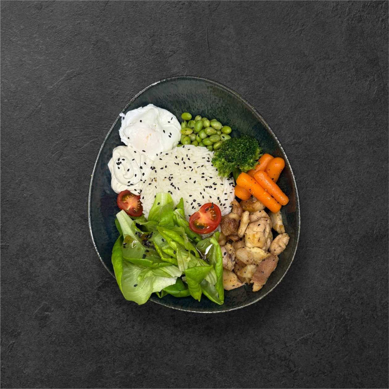 Rice Bowl - Chicken with Mushrooms