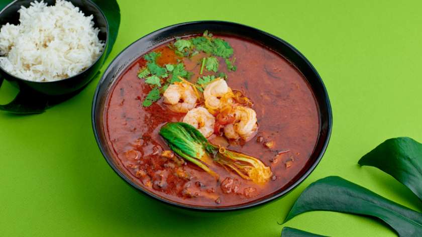 Tom Yum z Krewetkami