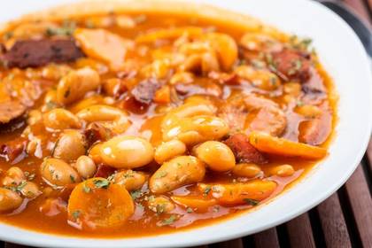 Prawn stew with rice