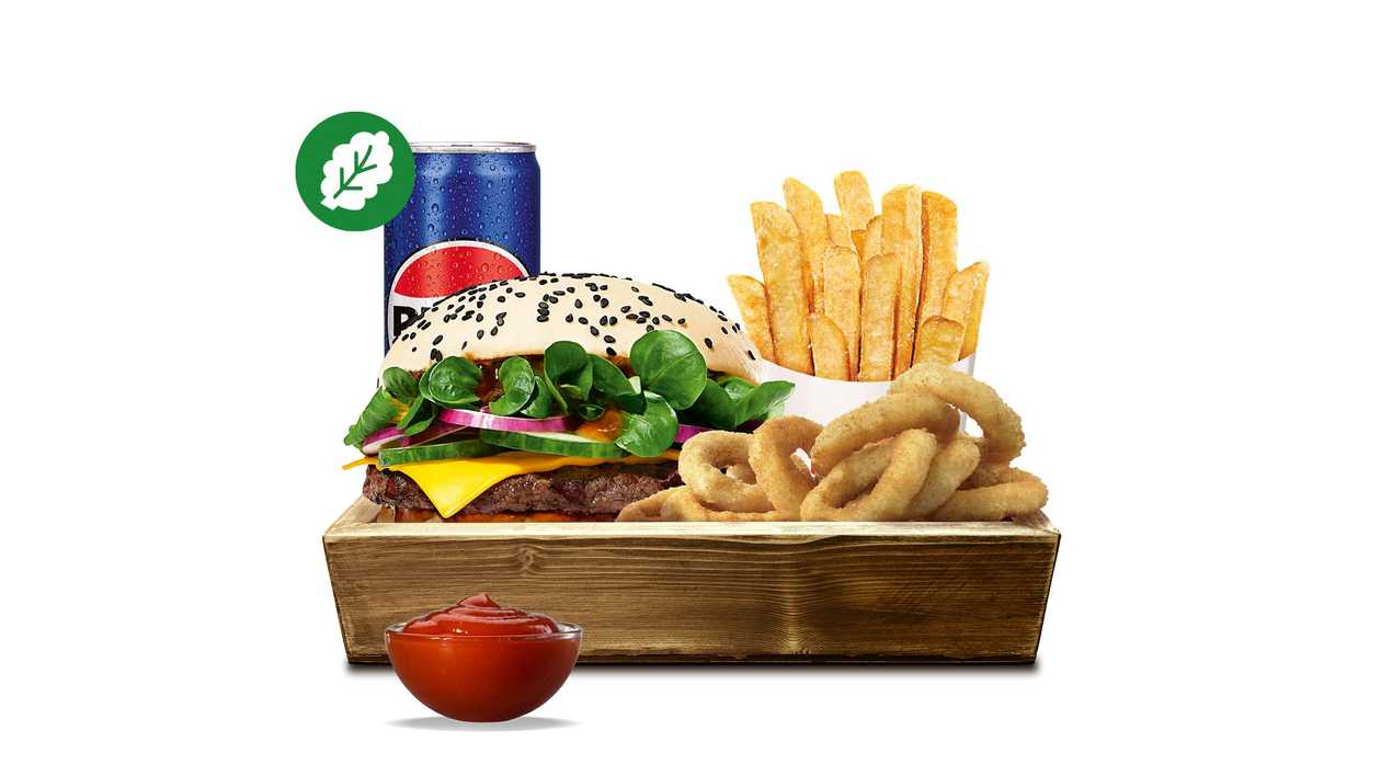 Bao King Plant-Based Burger Box