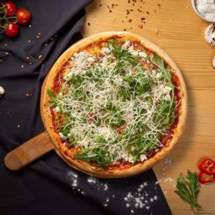 Four Cheese Pizza with Arugula