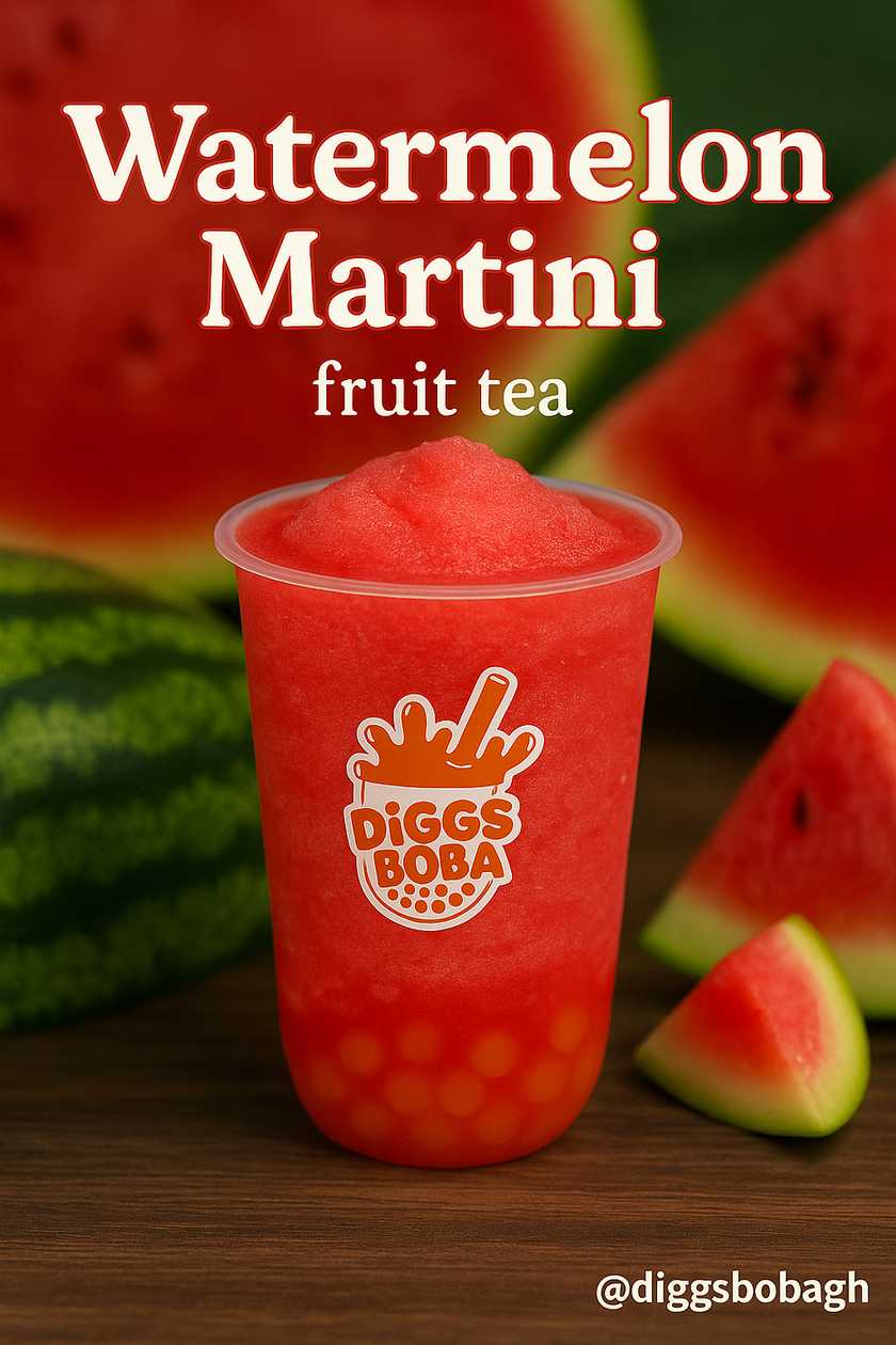 Watermelon Martini (iced) Mocktail