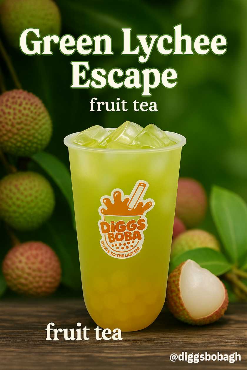 Green Lychee Escape Fruit Tea