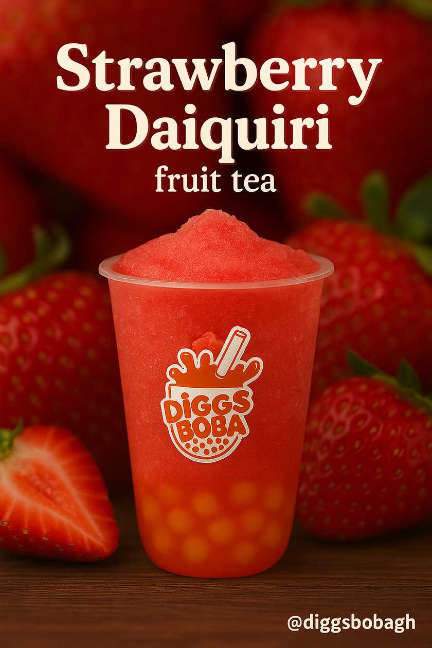 Strawberry Daiquiri (iced) Mocktail