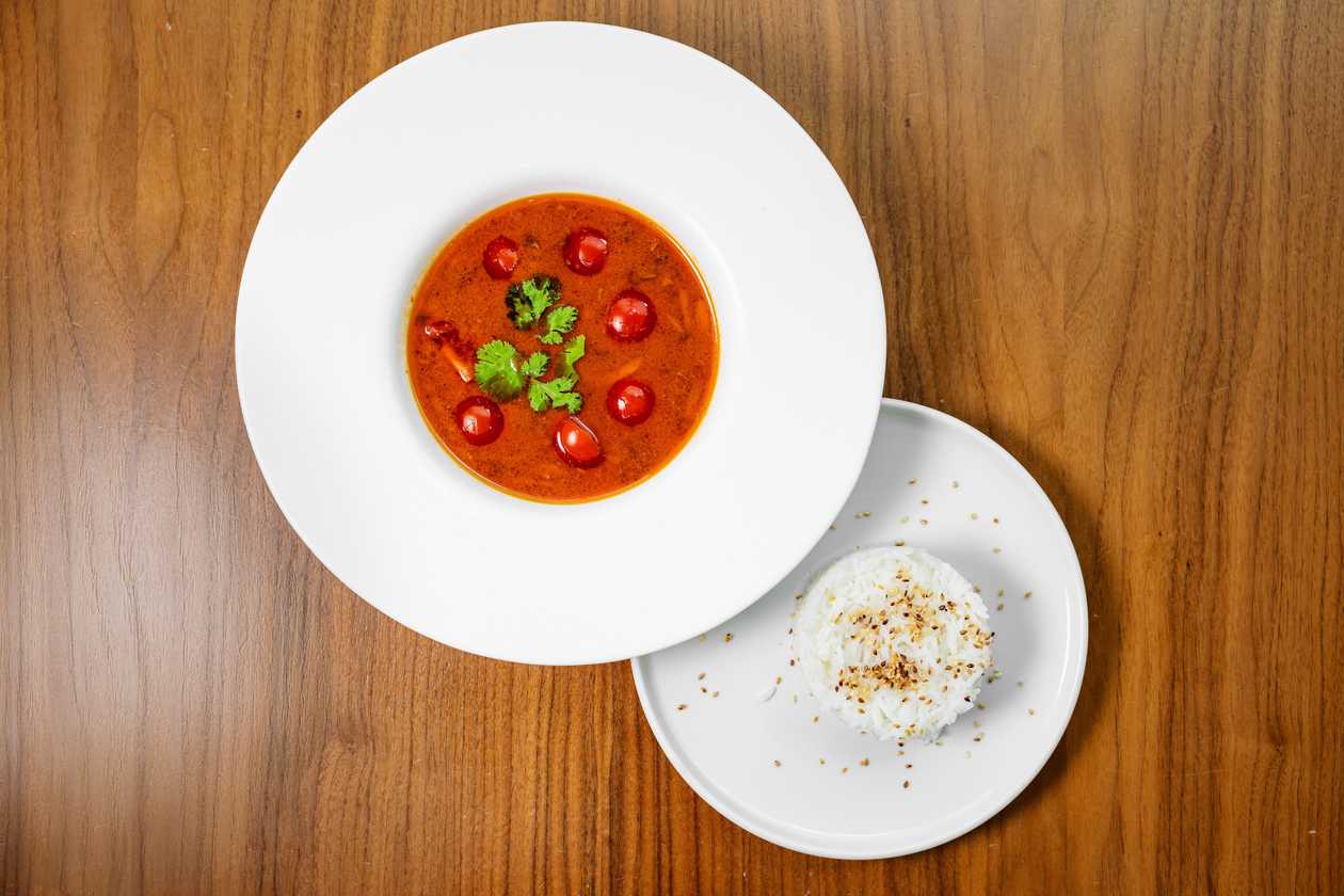 Tom Yum s krevetami