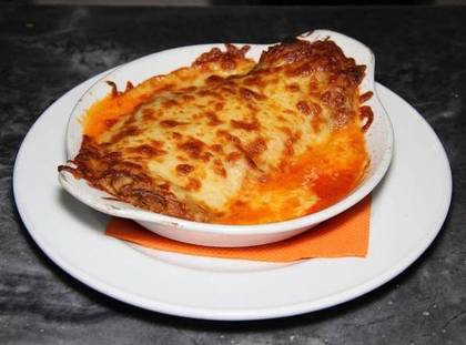 Sirloin Steak a la Parmigiana