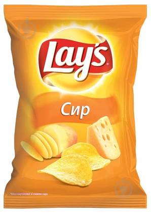 Lays Chips Cheese Flavor, Large Pack 120g