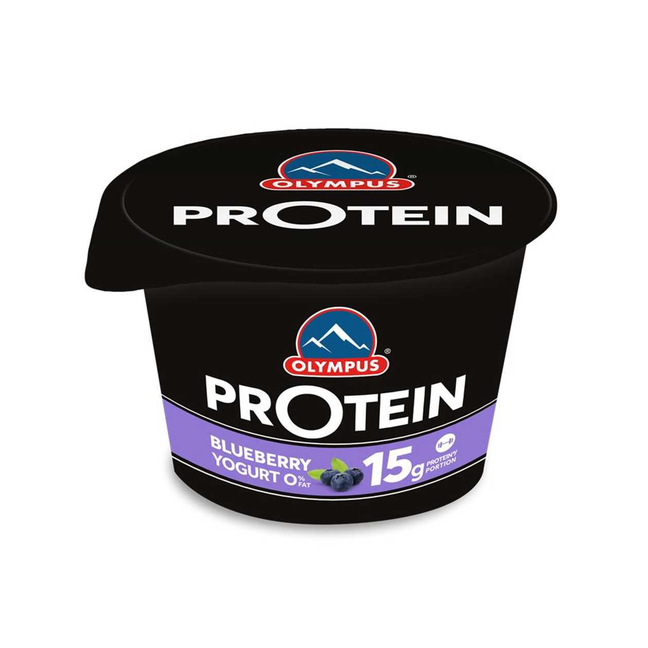 Olympus, High Protein Yogurt with Blueberries 0%, 200 g (expires soon)