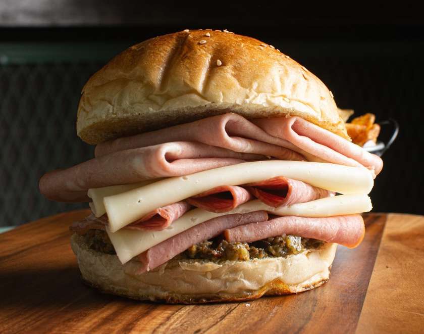 Cheese Meat Sandwich